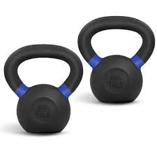 Yes4All Powder Coated Cast Iron Kettlebell Strength Training Kettlebells